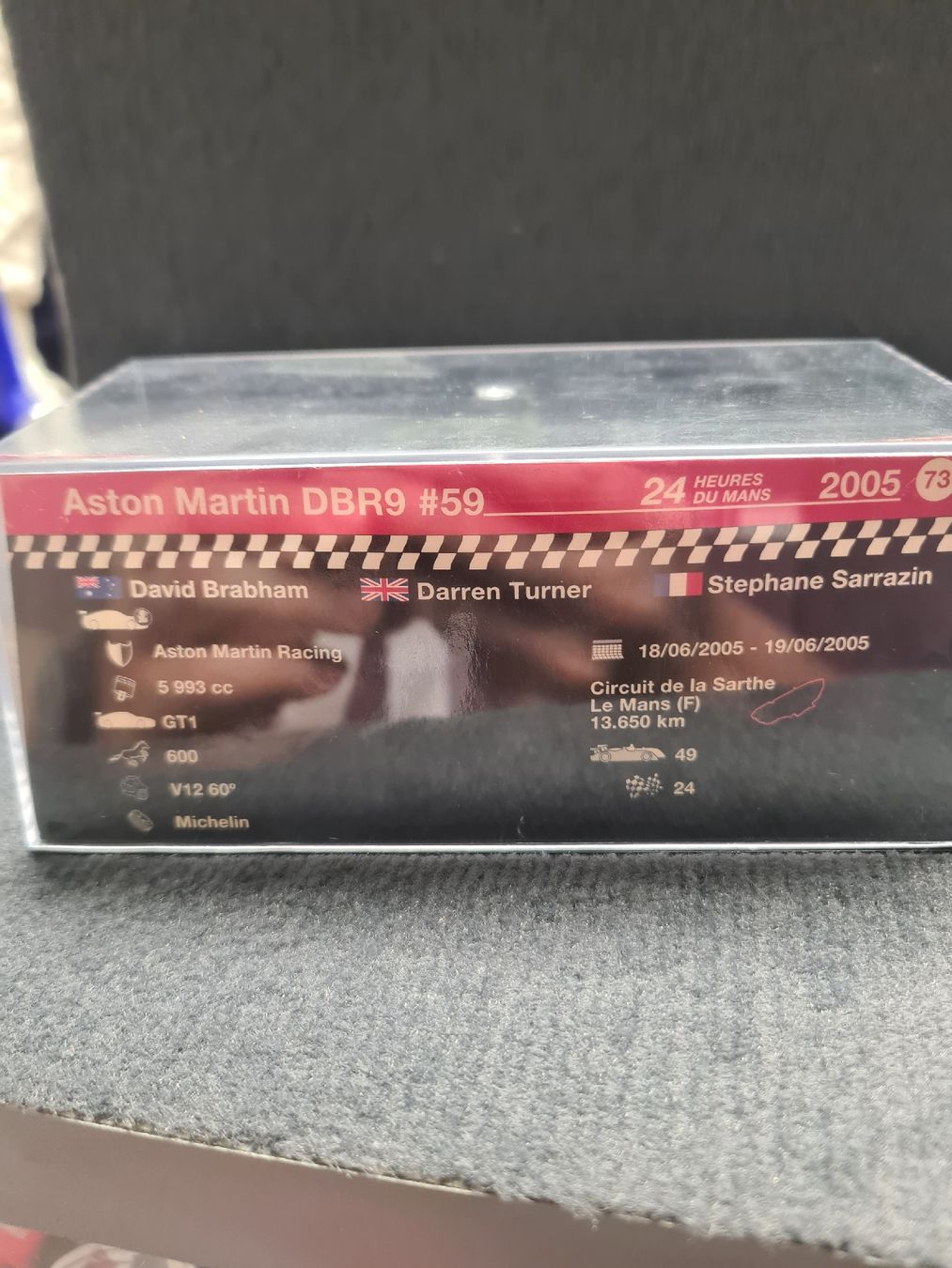 Modellini d'auto: Aston Martin DBR9 2005 Le Mans – Usato da Wetzikon ZH venduto da AmacherM 3