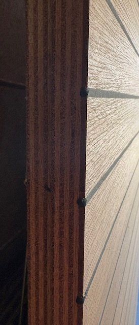 Piatti di portata: 2 Teak Stabdecksplatten mit schwarzen Gummifugen – Nuovo (secondo la descrizione) da Zürich venduto da vendeto 3