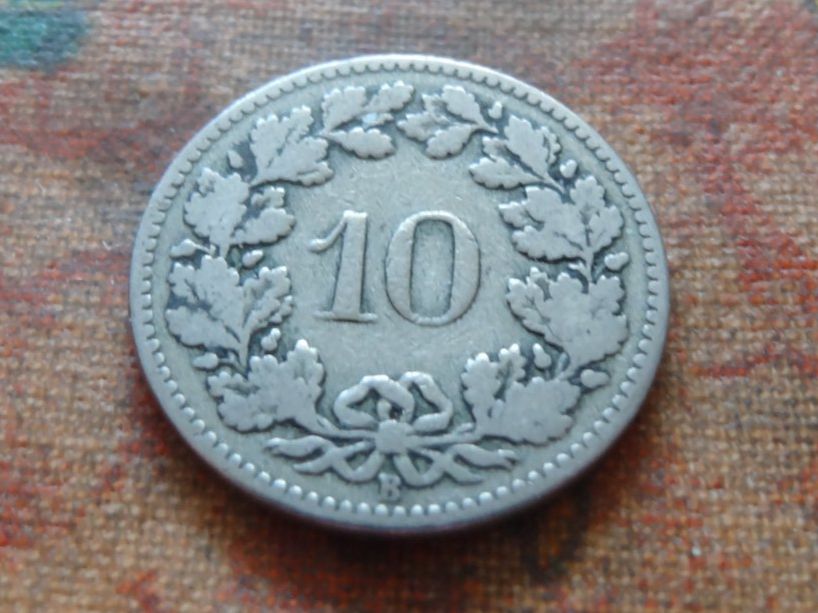 Tutti le monete: 10 Rp. 1882  (D) – Usato da Romanel-sur-Lausanne venduto da Swift13 1
