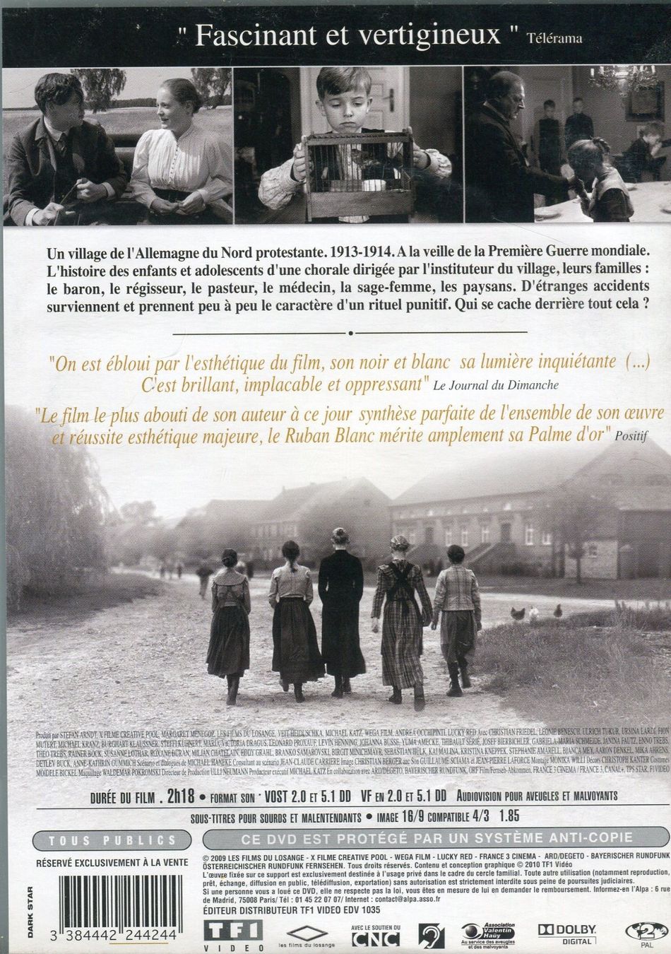 Tutti i DVDs: Le Ruban Blanc - Das Weisse Band  -   DVD – Usato da Les Avants venduto da soyouz63 1