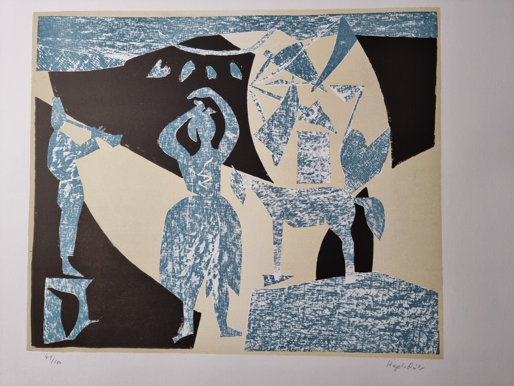 Grafica & Litografie: Max Hegetschweiler 1902-1995    Lithografie handsigniert – Usato da Gersau venduto da kunst-online