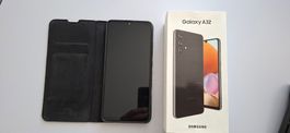 Samsung Galaxy A 32 mit 128 GB Dual Sim in schwarz mit Hülle