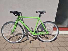 Grünes Citybike (Single Speed)