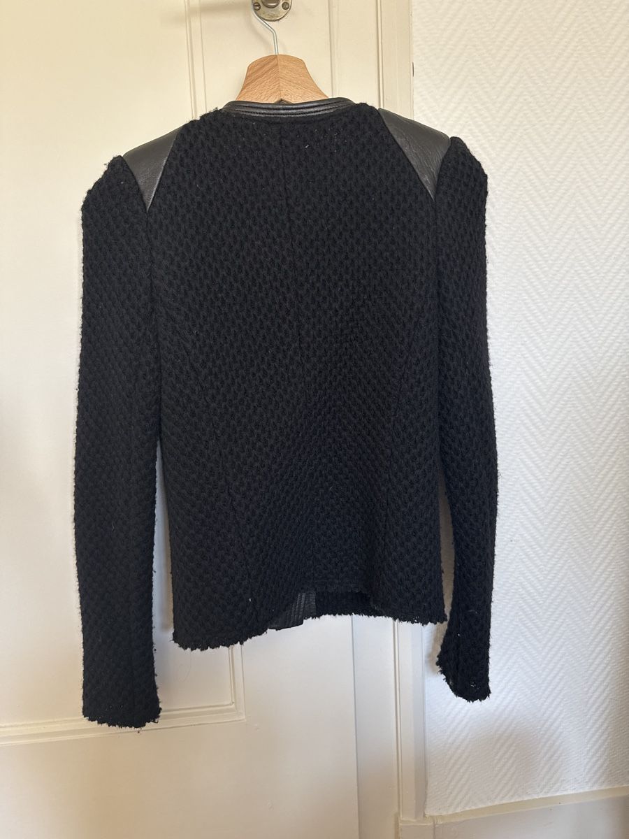 Iro Jacken: Veste IRO laine et cuir – Neu (gemäss Beschreibung) aus Genève von cece22 1