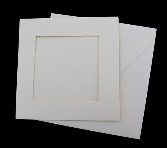 Kit bricolage: Doppelkarte champagner mit Couvert (2Stk.) – Nuovo (secondo la descrizione) da Schlatt TG venduto da glueckwunschkarte.22