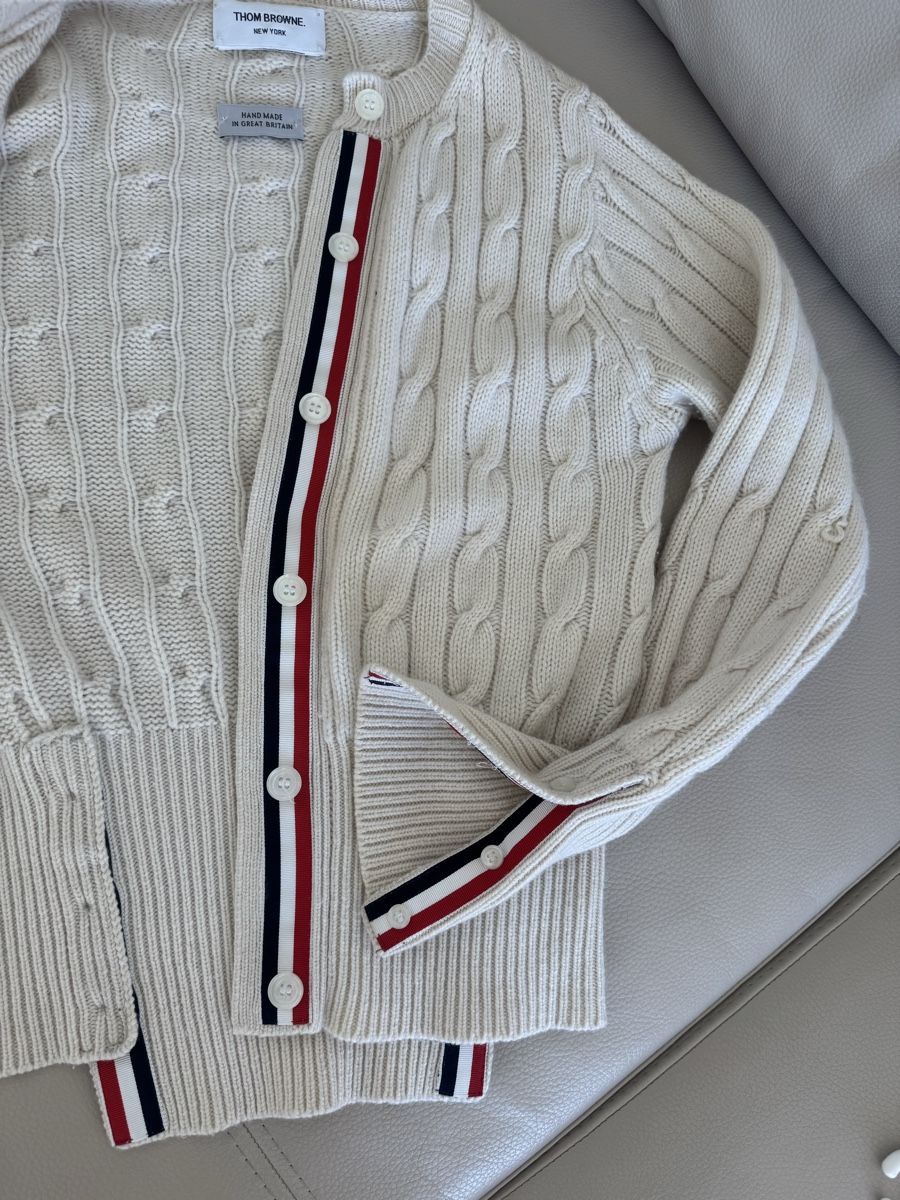 Giacche: 100% Kaschmir Thom Browne S Farbe: Creme NP 1450 CHF – Usato da Zürich venduto da LuxuryJewellery 6