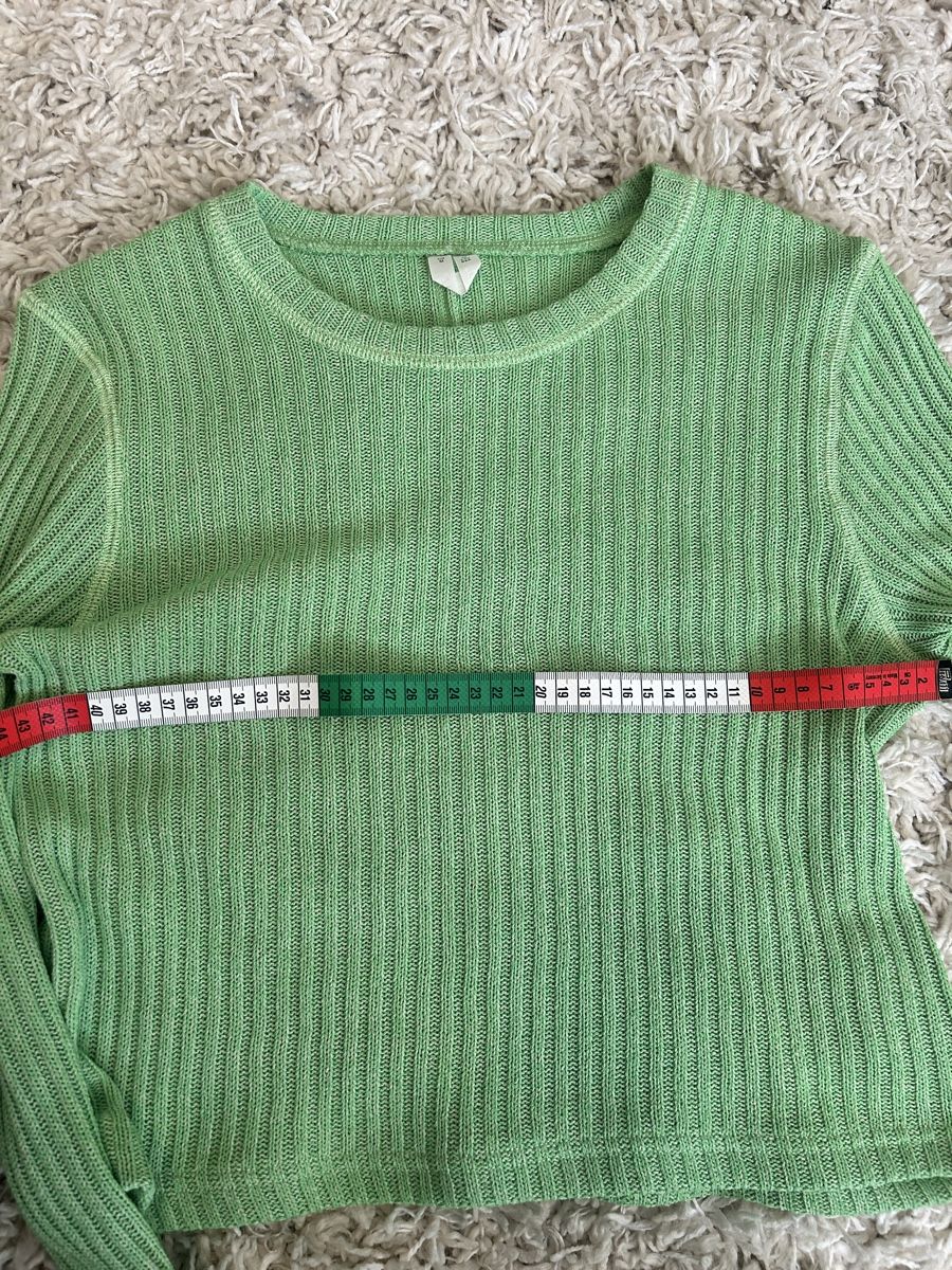 Arket Top: ARKET Damen Pullover grün, gerippt, Grösse M – Nuovo (secondo la descrizione) da Zürich venduto da Seraphine_1302 4
