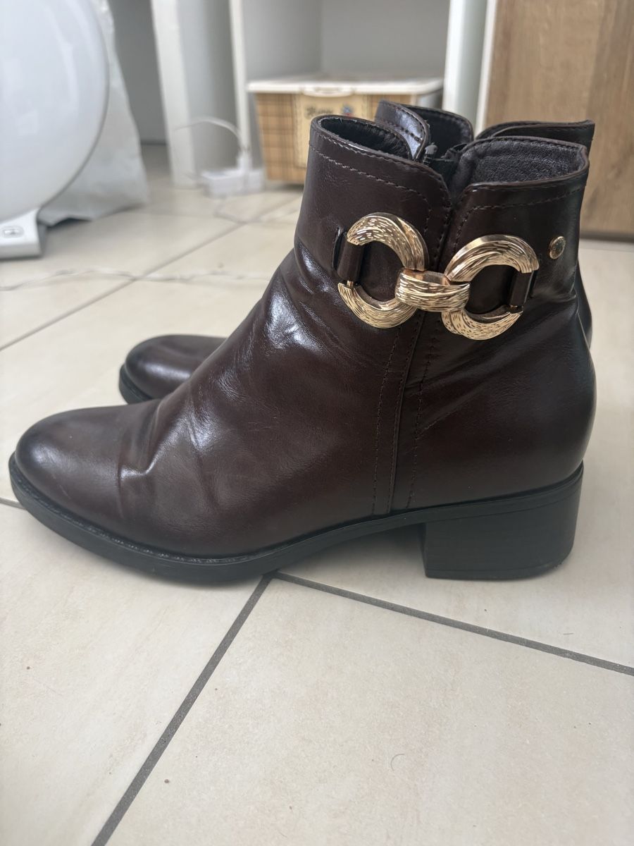 Scarpe da donna: Lederboots Braun Gr 41 – Usato da Zürich venduto da mar_q9mp 1