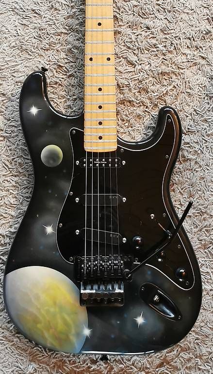 Instruments de musique: Warmoth Airbrush Stratocaster  – D'occasion à Bern par chr_pkg2