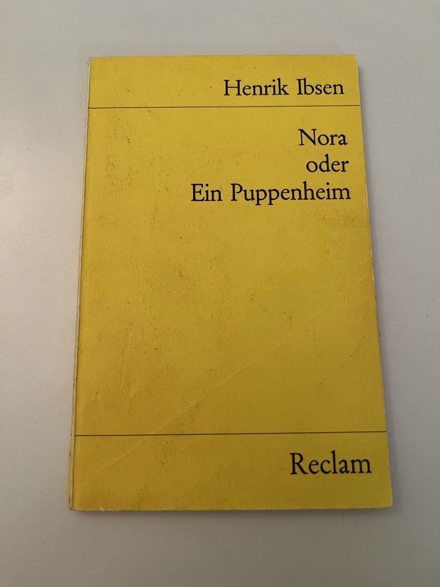 Bücher: 🔥AB 1.- FR. — Henrik Ibsen - Nora oder Ein Puppenheim – Neu (gemäss Beschreibung) aus Zürich von Richard_En_Passant