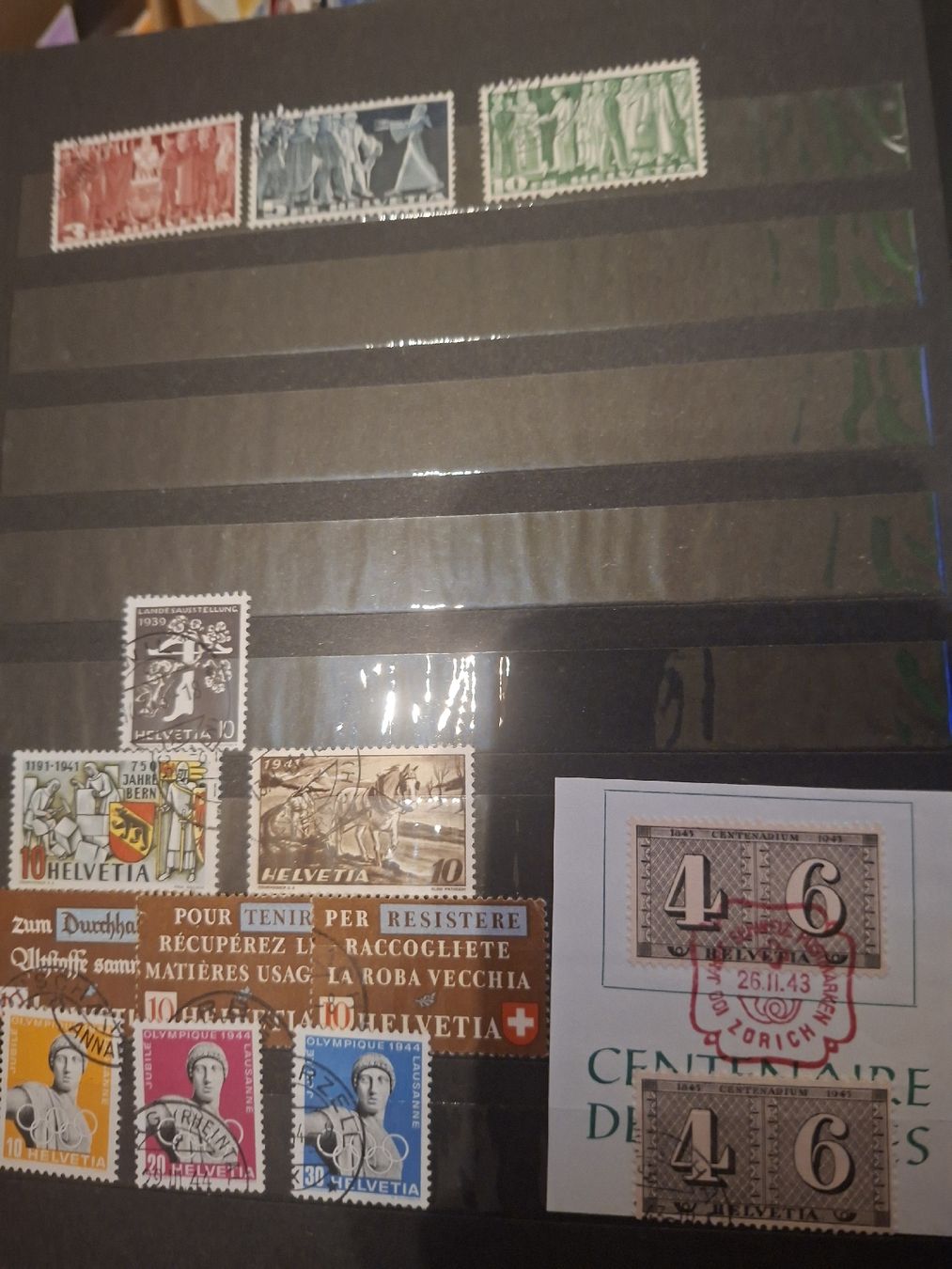 Tutti i francobolli: Album div. Werbemarken – Usato da Balgach venduto da SIMEON27 2
