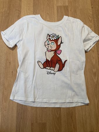 Alice im Wunderland Mädchen Shirt Katze Gr. 122/128