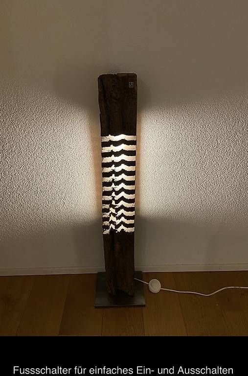 Lampen: Antiker Eichenbalken - Stehlampe Ambiente – Neu (gemäss Beschreibung) aus Wilen b. Wil von Cheerio7