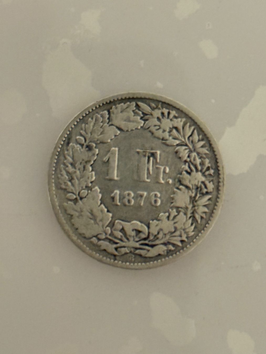 Tutti le monete: 1 Franken 1876  Rar – Usato da Wallisellen venduto da SWISS_SILVER1