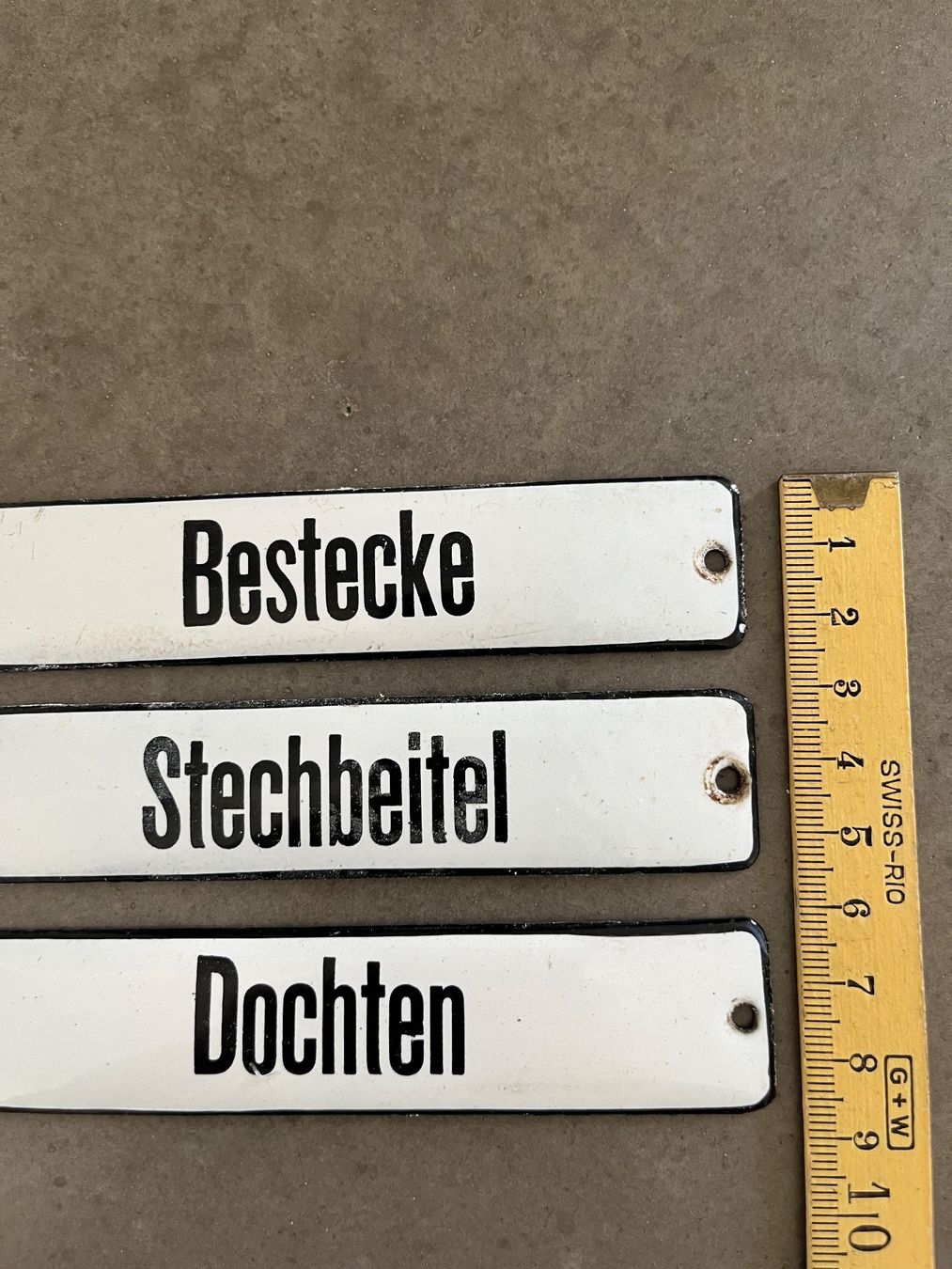 Schilder: Alte Emailschilder Tante Emma – Gebraucht aus Steffisburg von Reitschel5 3