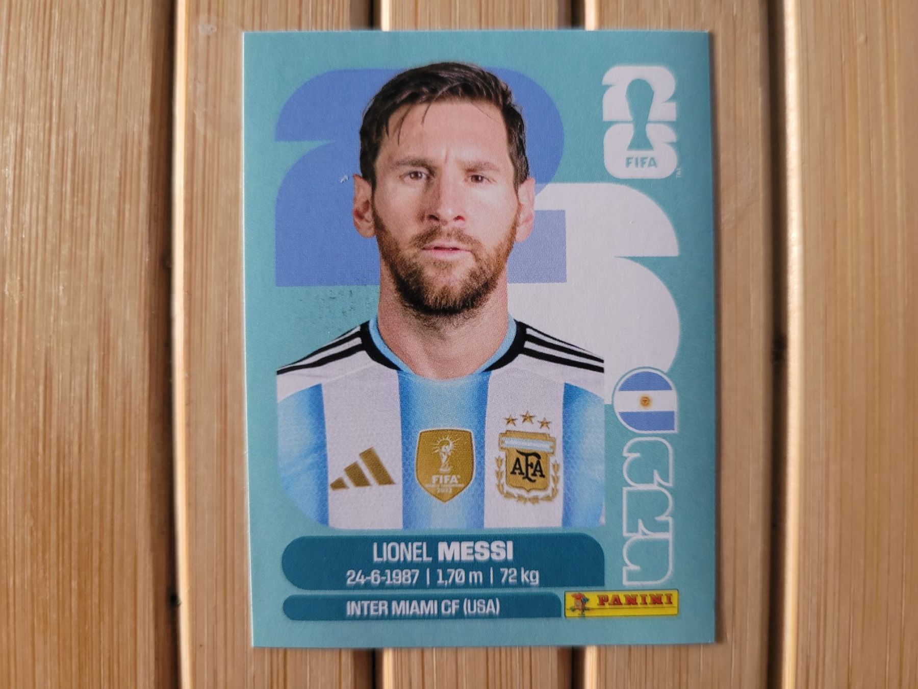 Panini Carte collezionabili: Panini Sticker Lionel Messi World Cup 2026 deutsche Version – Nuovo (secondo la descrizione) da Nürensdorf venduto da spartacus64 2