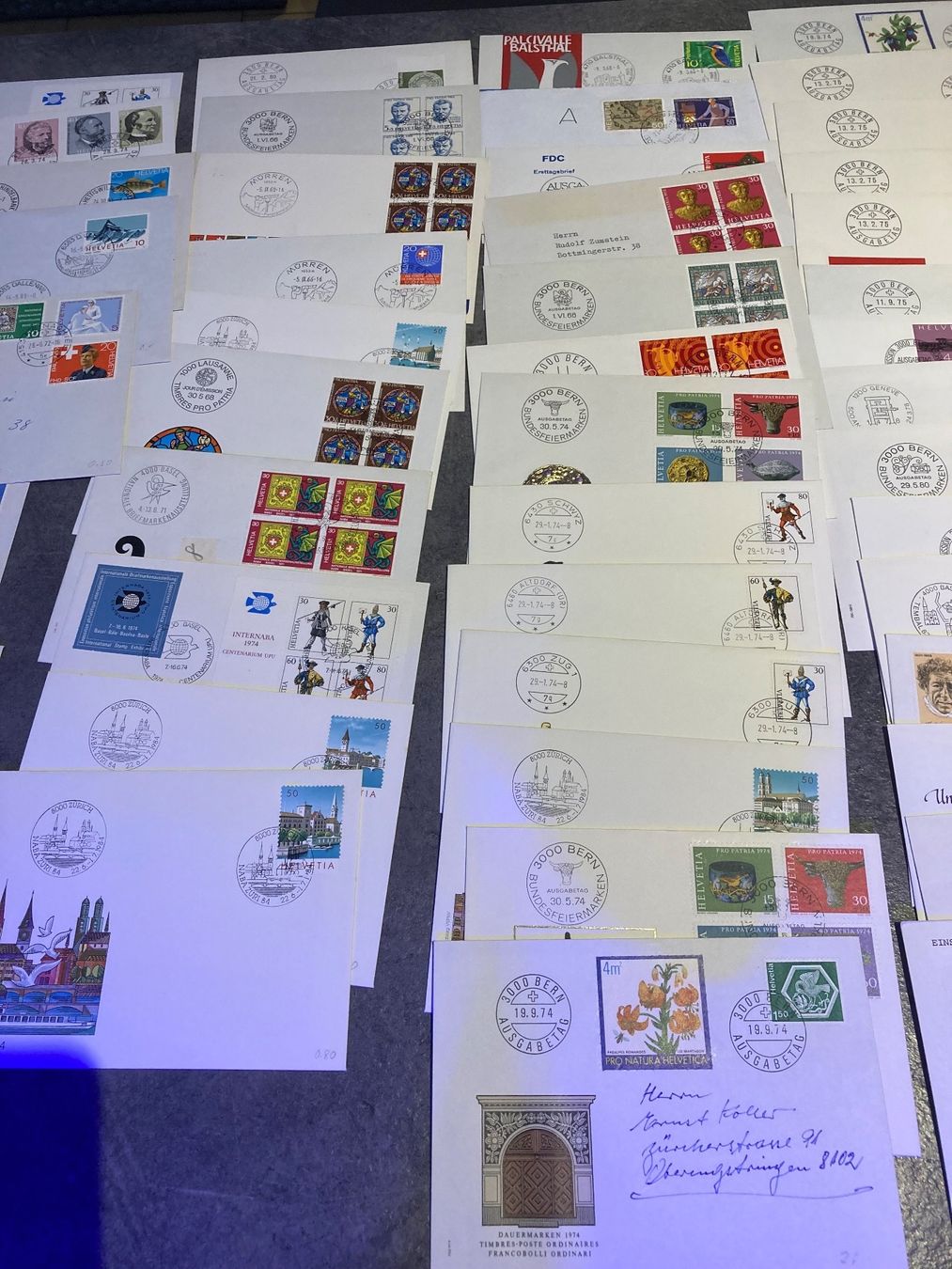 Tutti i francobolli: FDC Schweiz Lot + Briefe – Usato da Reinach BL venduto da Haexli_46 5