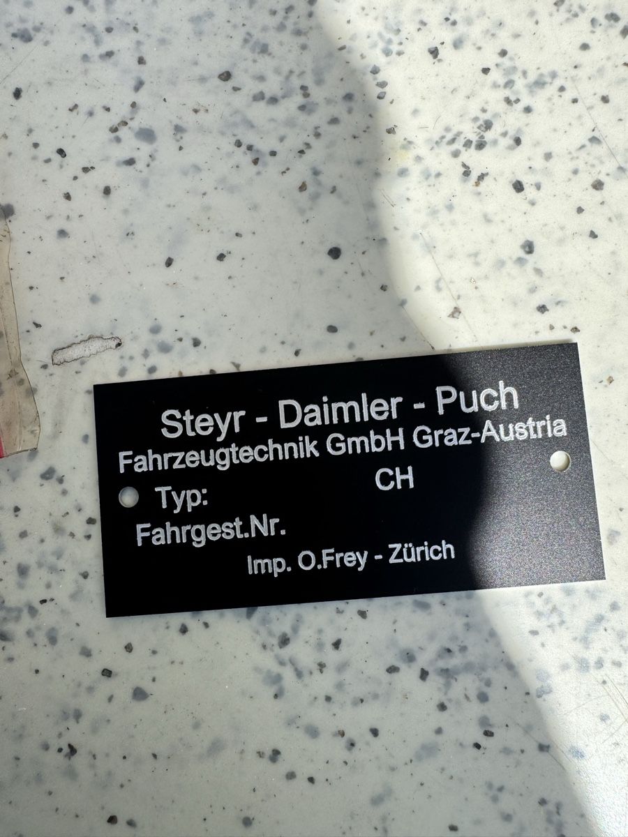 Puch Parti ricambio per ciclomotori: Puch Typenschild – Nuovo e nell'imballaggio originale da Dübendorf venduto da Sachs621 2