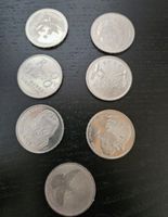 Collezione numismatica Svizzera, 7 pezzi da 5 franchi