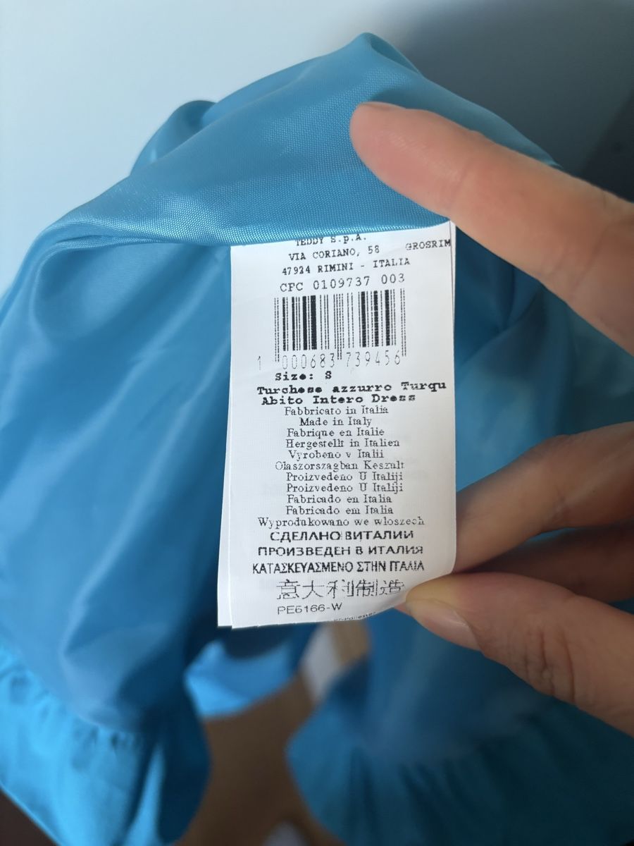 Vestiti: Rinascimento Turquoise Cocktail Dress – Nuovo e nell'imballaggio originale da Zürich venduto da Bumble3 7