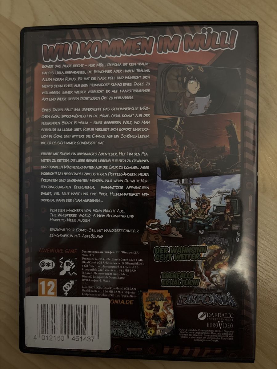 Giochi: Deponia – Usato da St. Gallen venduto da sabrina_19 1