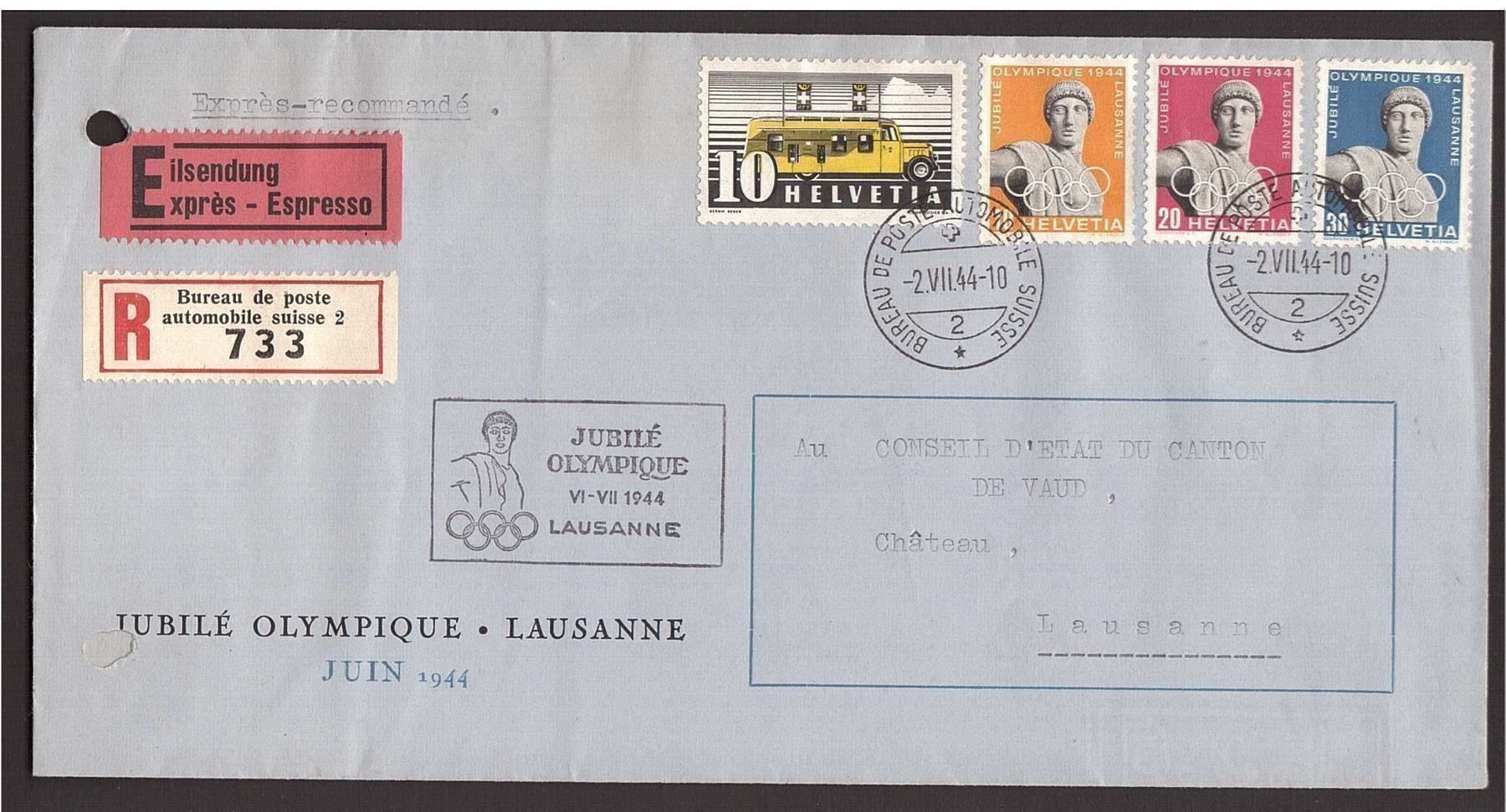Buste & buste per spedizione: Jubi Olymp Komitee 259-261 + 210x 1.09 B – Usato da Steffisburg venduto da malurada