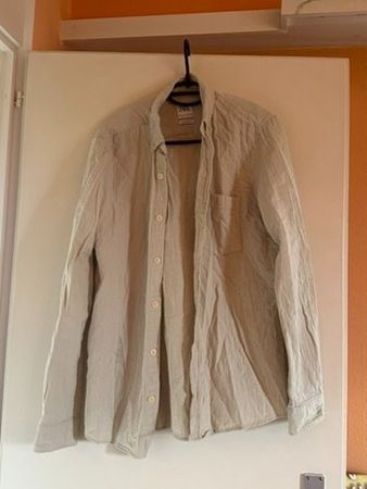 Chemise écrue effet froissé – Zara – Taille S – Relaxed Fit