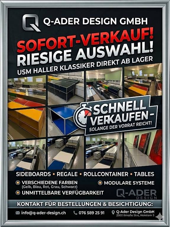 Scaffali: USM Haller – Usato da Glattbrugg venduto da q-aderdesign