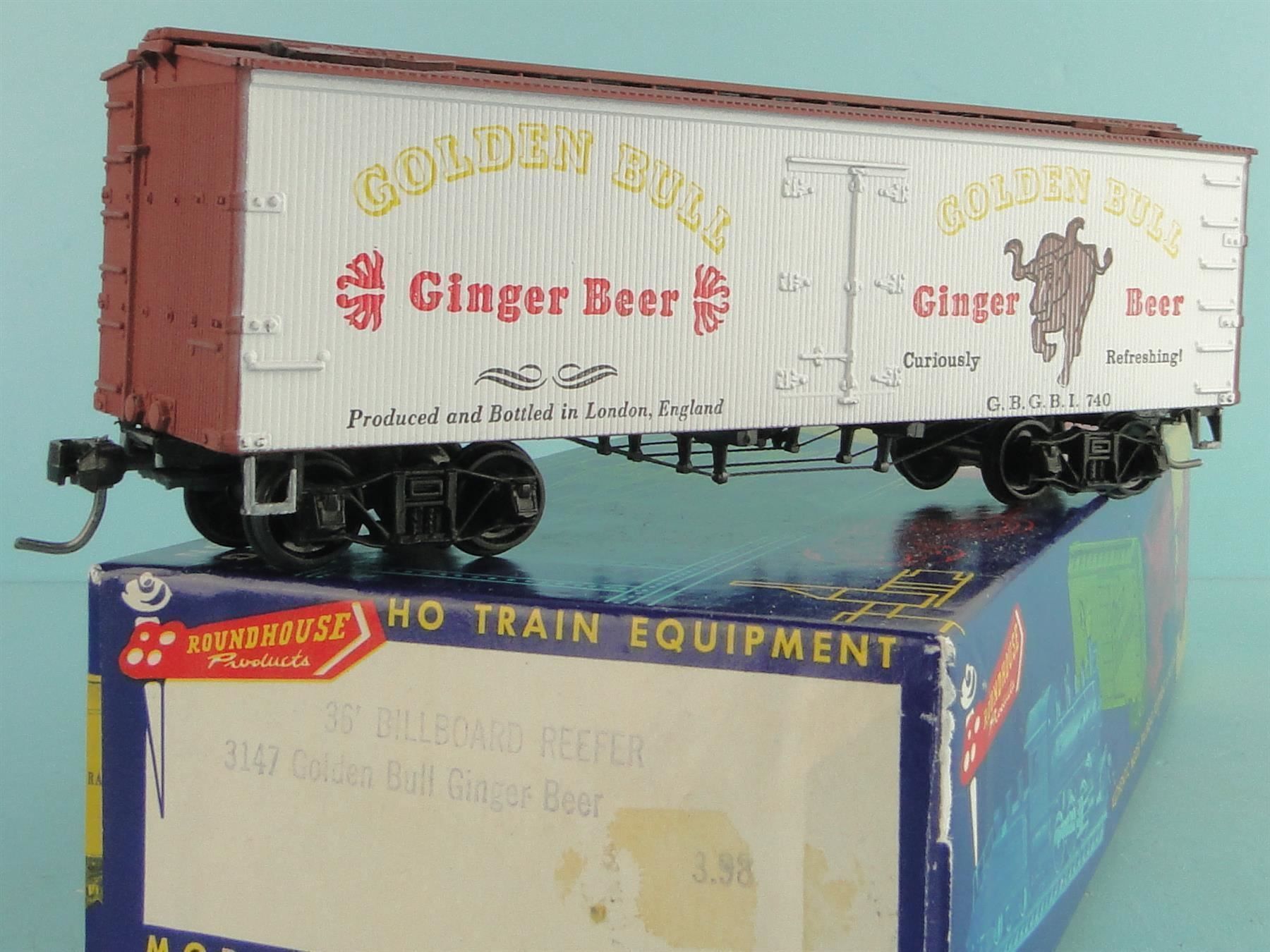 Modellini di ferrovie: Roundhouse 3147 Ginger Beer, Kadee – Usato da Bülach venduto da cann11