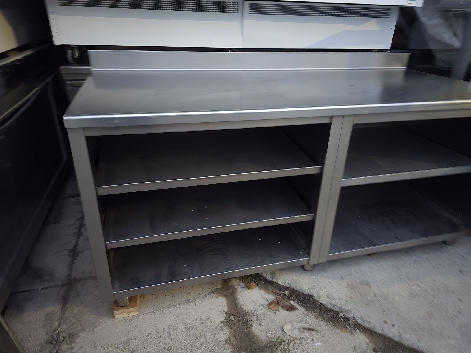 Cucine complete: Gastro-Edelstahltisch, Arbeitstisch ##41 – Usato da Wuppenau venduto da Gastro.Wuppenau