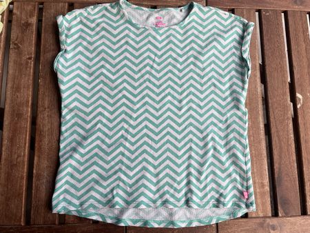T-Shirt Muster Zickzack Grösse 158/164