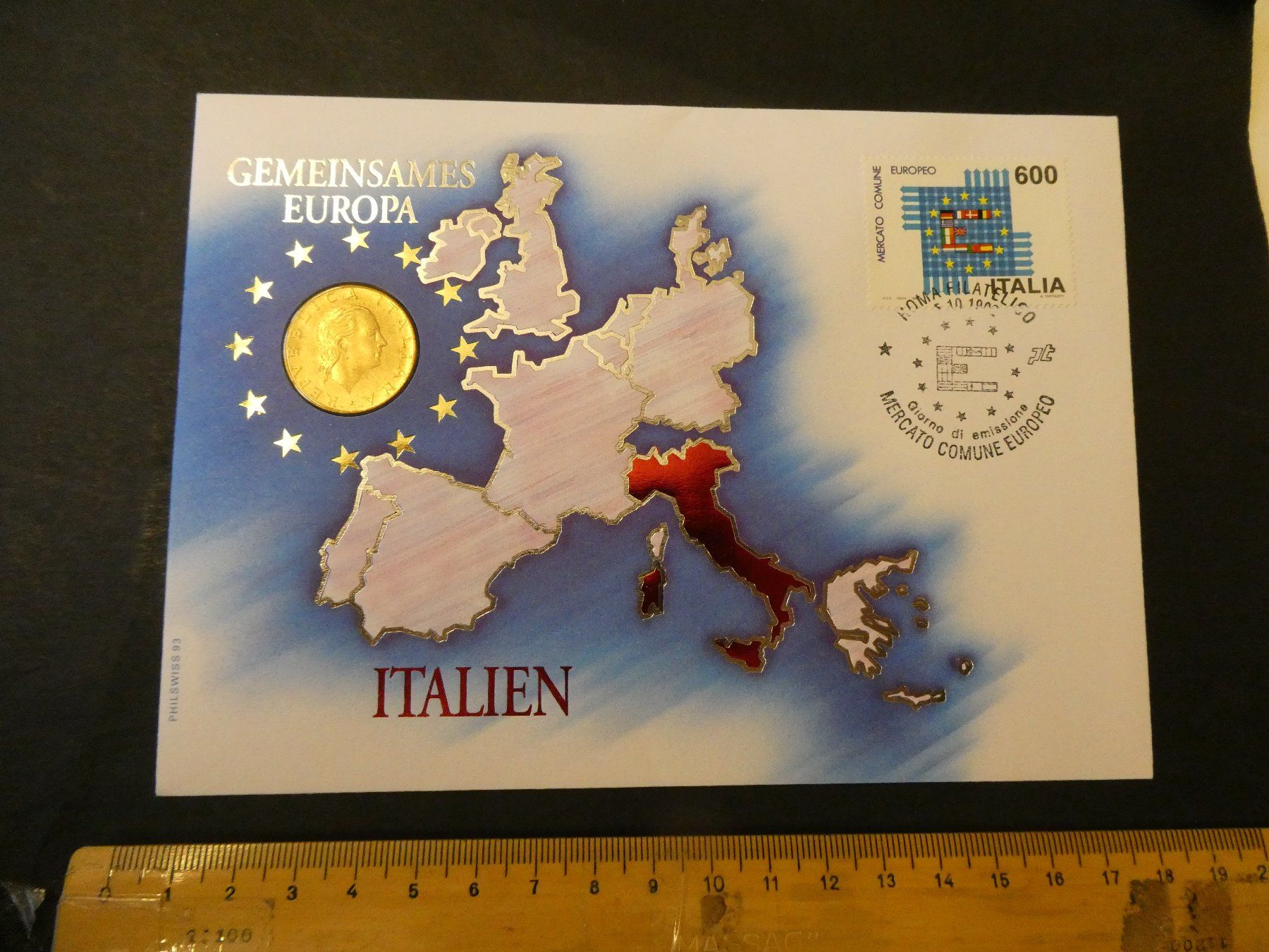 Alle Münzen: Italien 1992,  Münzbrief – Neu (gemäss Beschreibung) aus Hinterforst von Rohusri