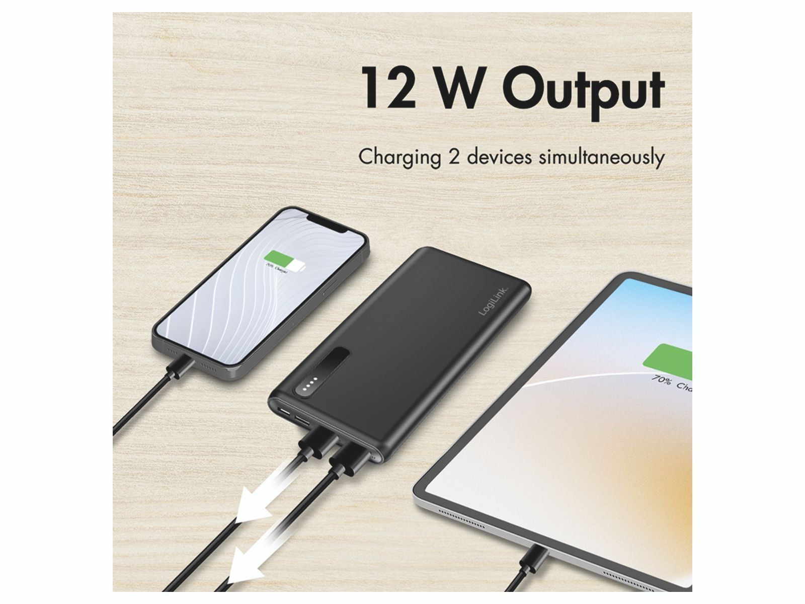 Ladegeräte: LogiLink Powerbank 8'000 mAh – Neu und originalverpackt aus Oensingen von Liquidations-Shop