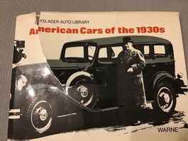 American Cars of the 1930s 84 Seiten Amis der 30er Jahre