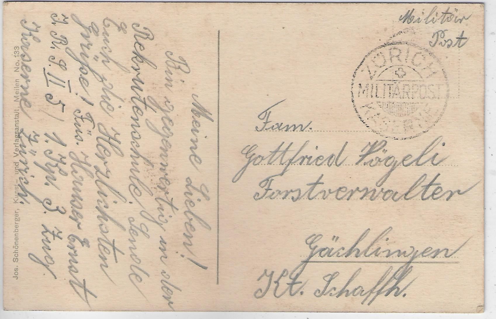 Cartoline postali: Armee Suisse - Humor - Gewitter – Usato da Ettingen venduto da Kartenplanet 1