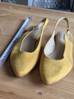 gelbe Sandalen, 39, neuwertig