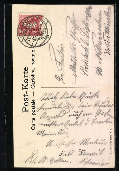Cartoline postali: Flawil, Neue Evang. Kirche, Alte Kirche  – Usato da Berlin venduto da bartko-reher 1