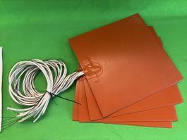 Silikon Heizmatte 12V 270W 300x300mm für 3D Drucker neu