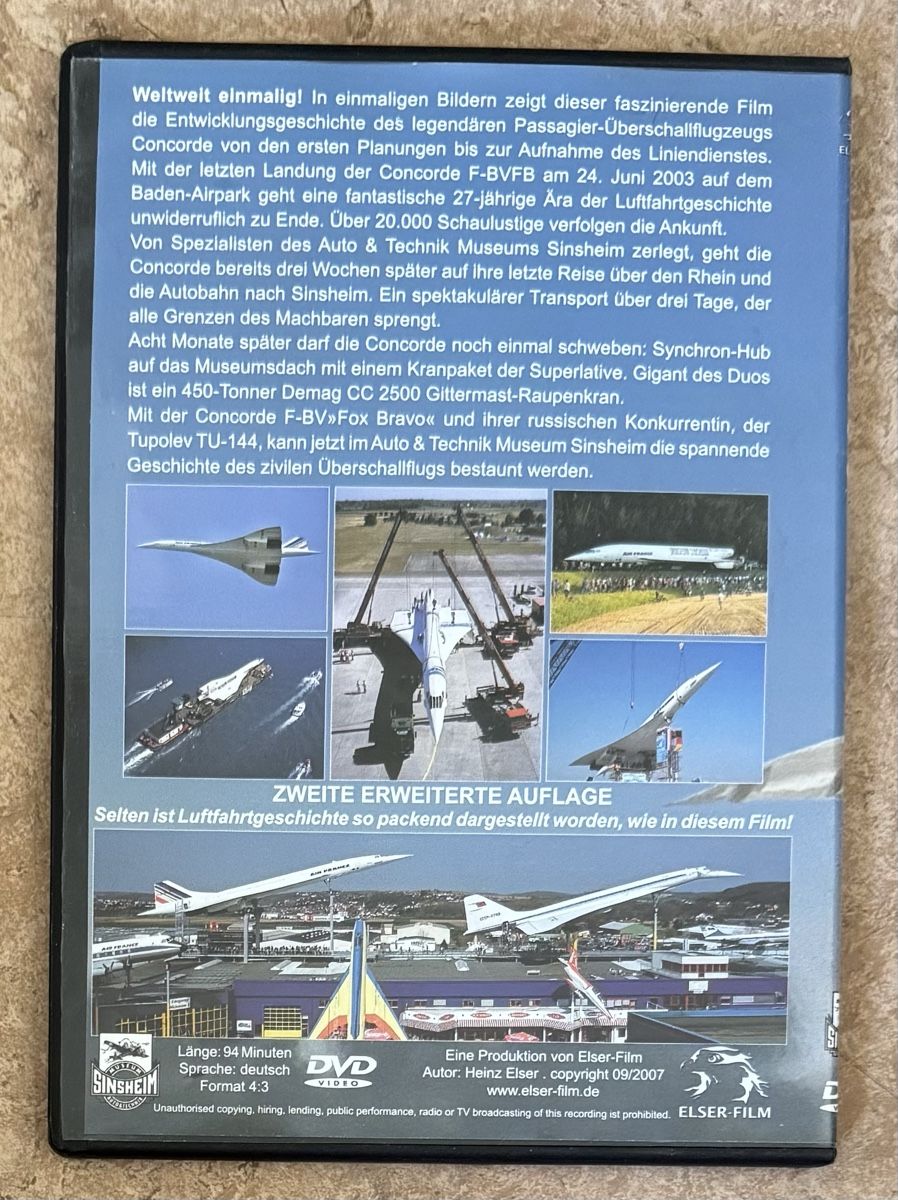 Alle DVDs: MYTHOS CONCORDE  – Neu (gemäss Beschreibung) aus Dietikon von AndreaSch01 1