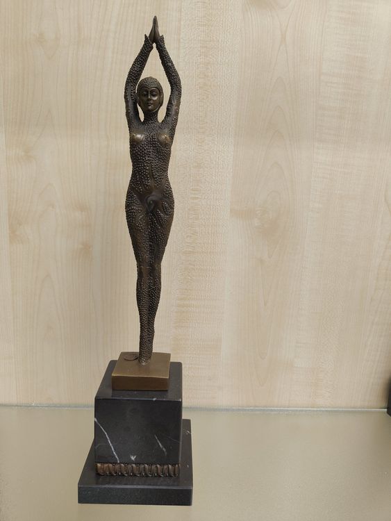 SchÖne Grosse Bronzefigur Sexy Orientalische Bronze Skulptur Kaufen