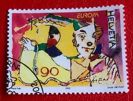 Nr.1052 mit Stempelt  Clowns, Europamarken 2002
