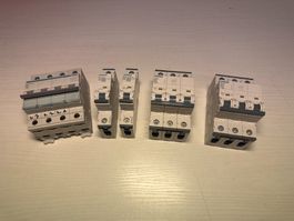 Siemens & Hager Leitungsschutzschalter – 3-phasig / 1-phasig