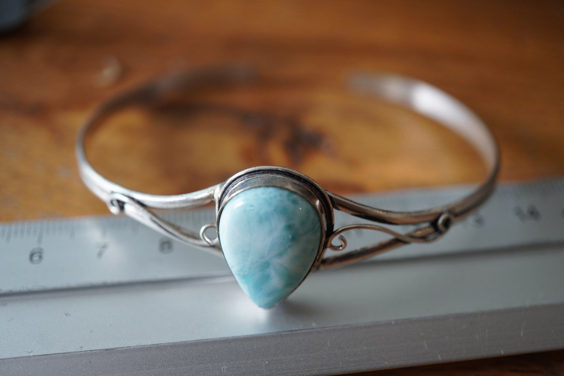 Minerali & Pietre curative: Larimar Armreifen   by  "TOPSTONE" – Nuovo e nell'imballaggio originale da Eschenbach SG venduto da topstone 2