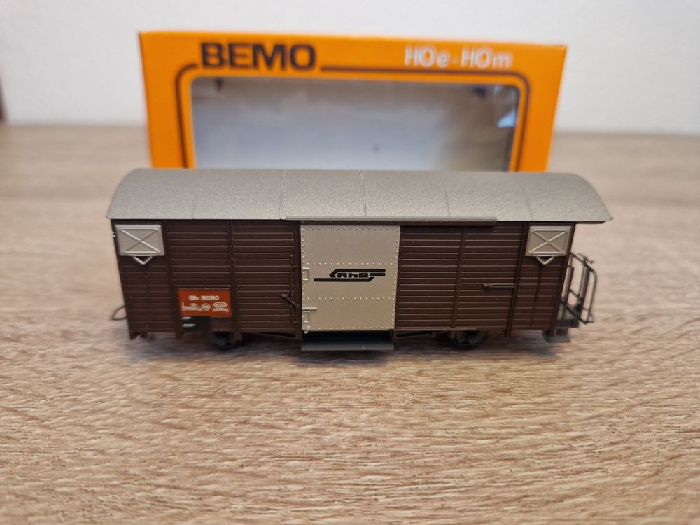 Bemo Modelleisenbahnen: Bemo 2256 Güterwagen RhB H0m – Gebraucht aus St-Aubin-Sauges von tantome 1