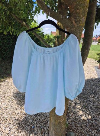 100% LEINEN, BLUSE von VELVET, XS (OVERSIZE) passt zu NILE