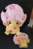 Süsses Plüsch Pikachu mit Kirschblüten Mütze