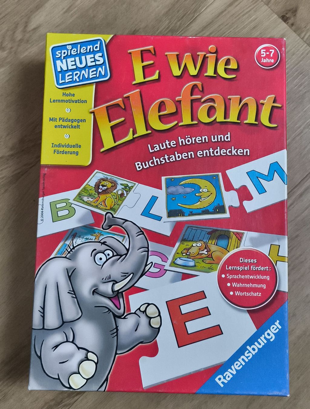 Ravensburger Giochi: Jeu éducatif E comme Eléphant, Ravensburger, dès 5 ans – Usato da Ins venduto da zirila