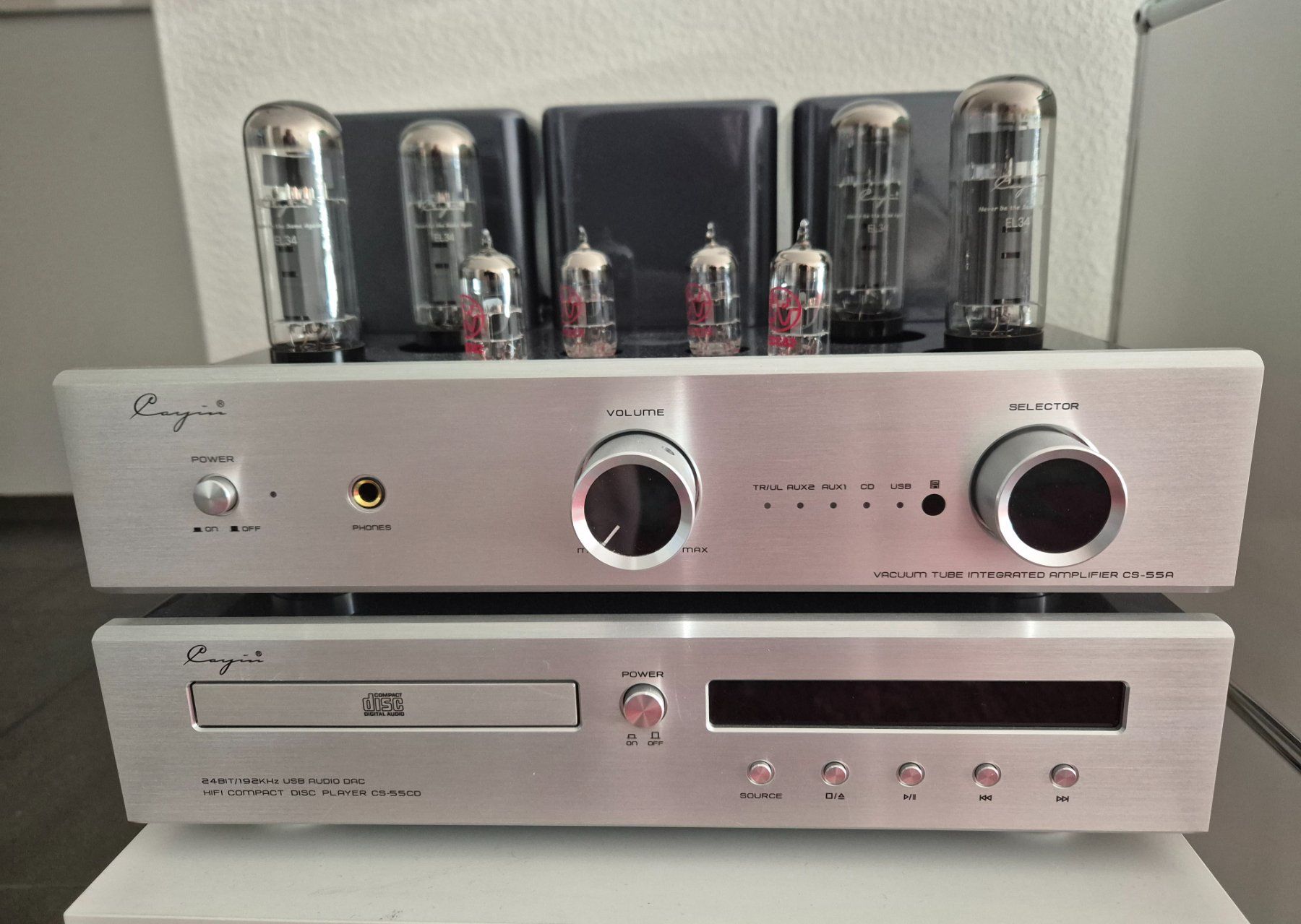 Cayin Amplificateurs: Cayin  CS-55 A/ CS-55CD High End Anlage – D'occasion à Zug par storsi
