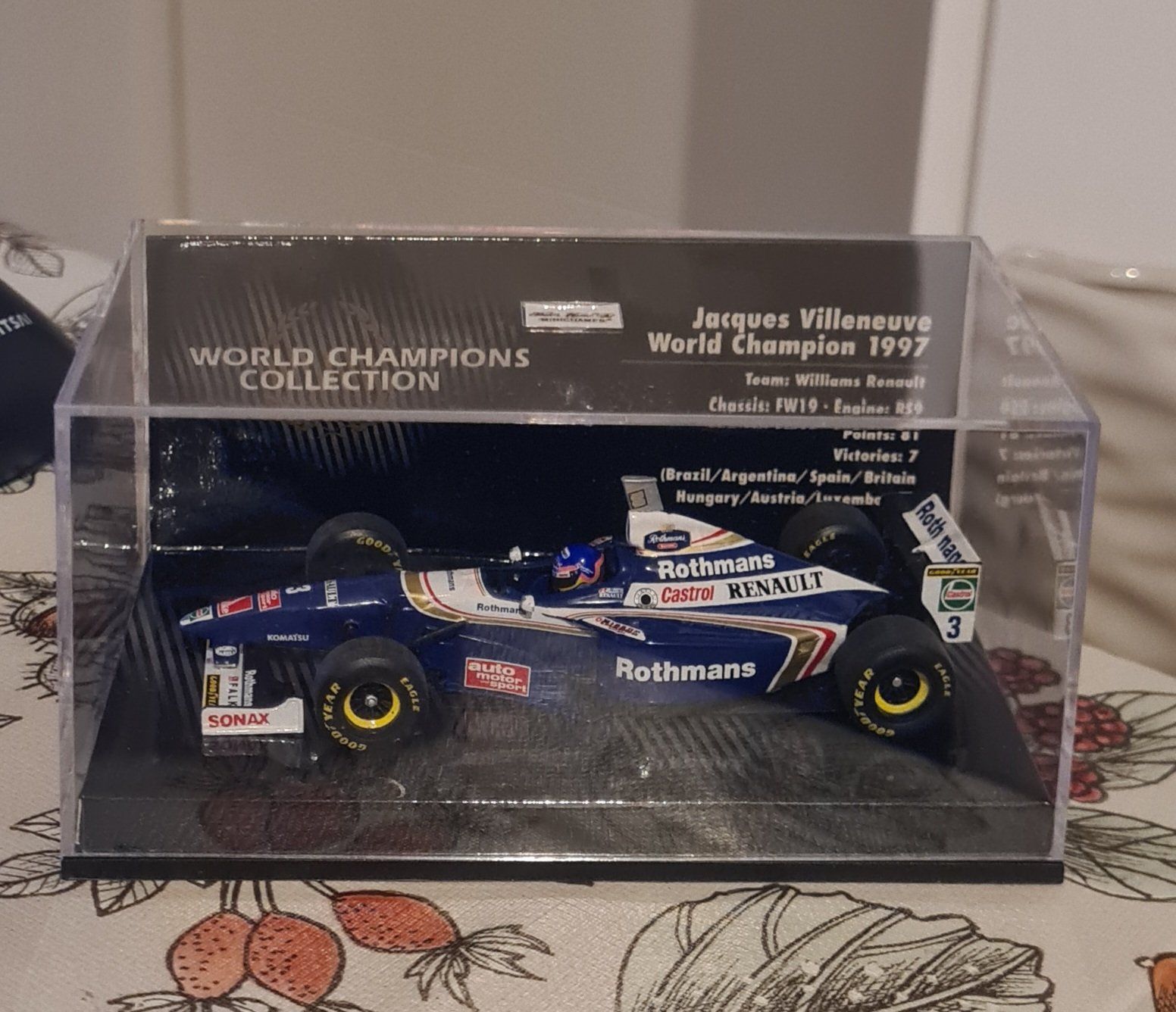 Minichamps Modellini d'auto: Minichamps Jacques Villeneuve – Nuovo e nell'imballaggio originale da Estavayer-Le-Lac venduto da limo-nade