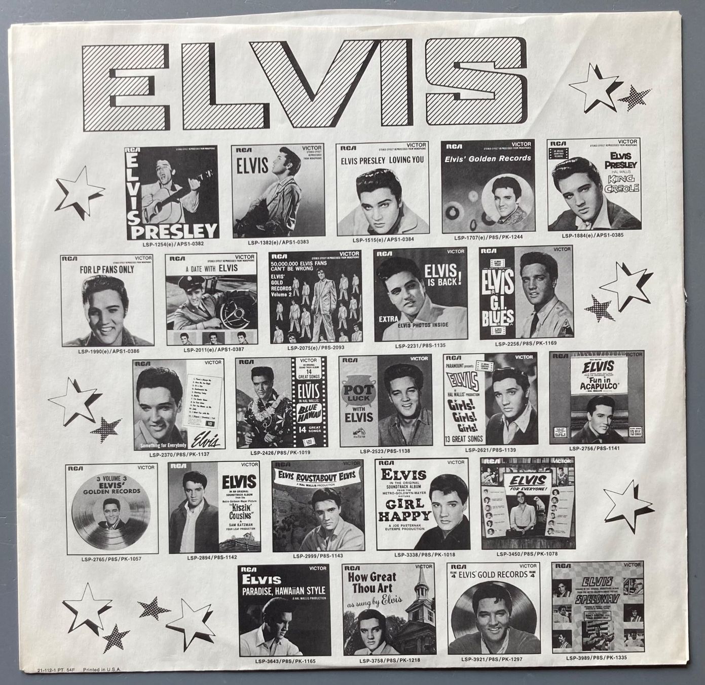 Dischi in vinile: ELVIS PRESLEY - POT LUCK – Usato da Poliez-Pittet venduto da Newtown-Records 2